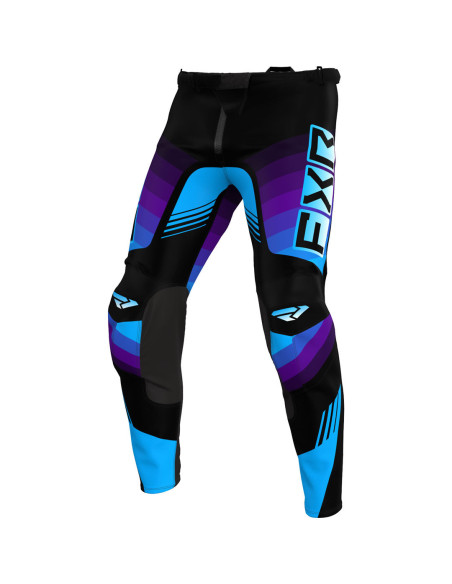 Pantalon cross FXR 2024 Clutch Pro - Noir Violet Bleu