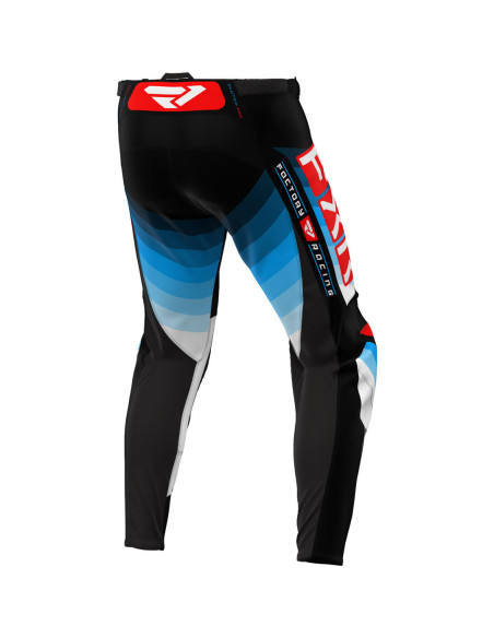 Pantalon cross FXR 2024 Clutch Pro - Bleu Rouge Noir