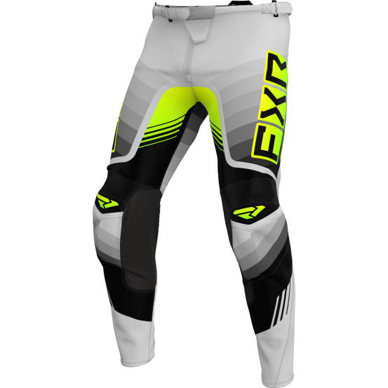 Pantalon cross FXR 2024 Clutch Pro - Gris Jaune Fluo
