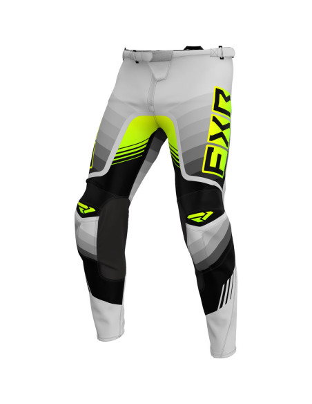 Pantalon cross FXR 2024 Clutch Pro - Gris Jaune Fluo