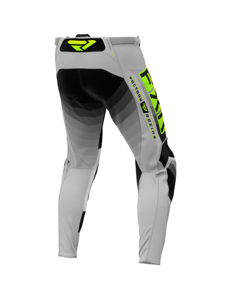 Pantalon cross FXR 2024 Clutch Pro - Gris Jaune Fluo