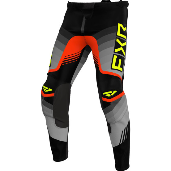 Pantalon cross FXR 2024 Clutch Pro - Gris Nuke Jaune Fluo