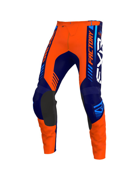 Pantalon cross enfant FXR 2023 Clutch Pro - Orange Bleu