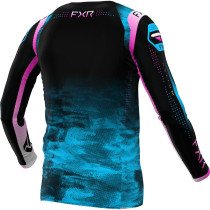 Maillot cross FXR 2024 Helium - Circuit Noir Bleu Rose 2