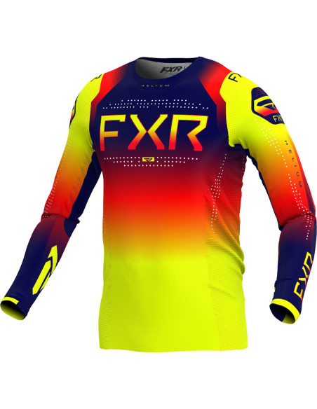 Maillot cross FXR 2024 Helium - Flare Jaune Orange Noir