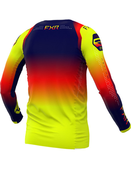 Maillot cross FXR 2024 Helium - Flare Jaune Orange Noir