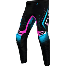 Pantalon cross FXR 2024 Helium - Circuit Noir Bleu Rose
