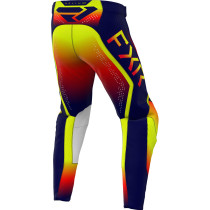 Pantalon cross FXR 2024 Helium - Flare Jaune Orange Noir 2
