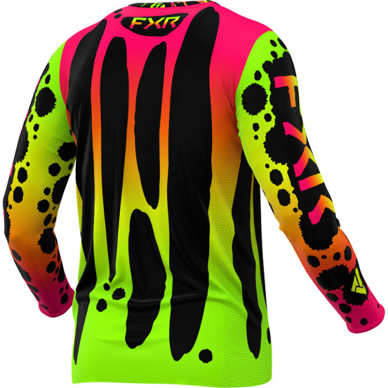 Maillot cross enfant FXR 2024 Podium - Frogger Noir Jaune