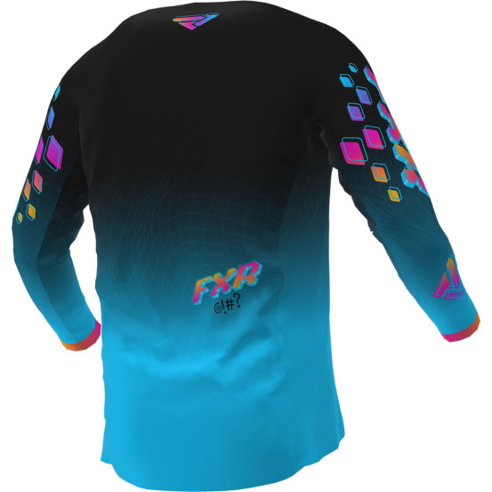 Maillot cross FXR 2023 Podium - Mad Skills Noir Violet