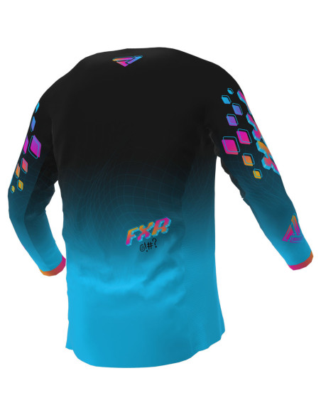 Maillot cross FXR 2023 Podium - Mad Skills Noir Violet