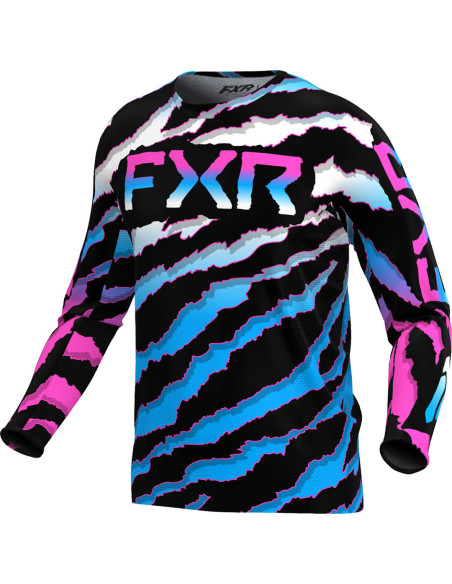 Maillot cross FXR 2024 Podium - Shred Noir Bleu