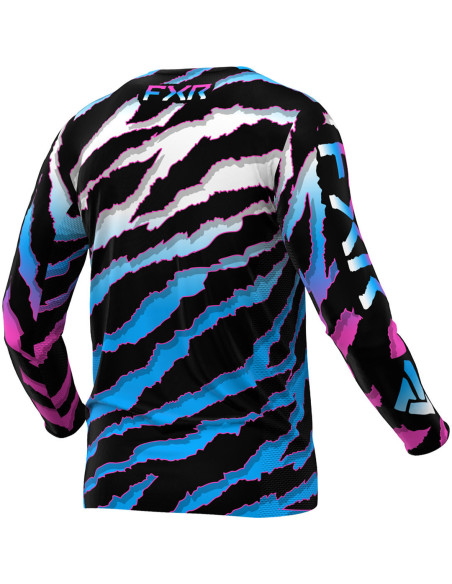 Maillot cross FXR 2024 Podium - Shred Noir Bleu
