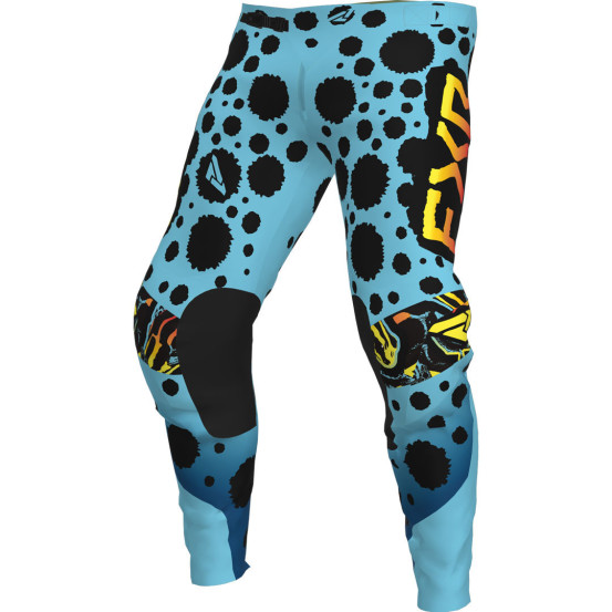 Pantalon cross FXR 2023 Podium - Dart Frog Bleu Rouge