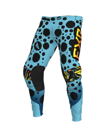 Pantalon cross FXR 2023 Podium - Dart Frog Bleu Rouge
