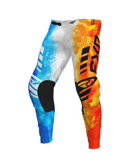 Pantalon cross enfant FXR 2023 Podium - Fire & Ice Bleu Rouge