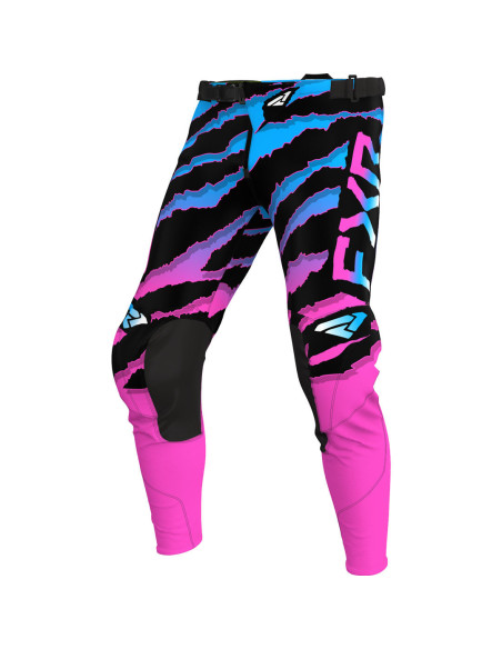 Pantalon cross FXR 2024 Podium - Shred Noir Bleu