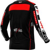 Maillot cross FXR 2024 Podium Gladiator - Noir Rouge 2