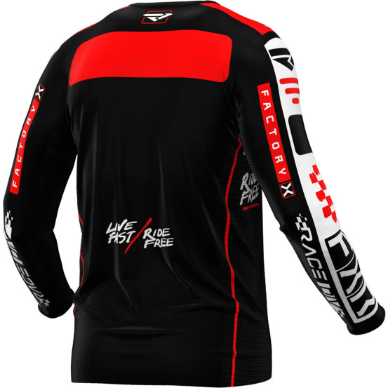 Maillot cross FXR 2024 Podium Gladiator - Noir Rouge