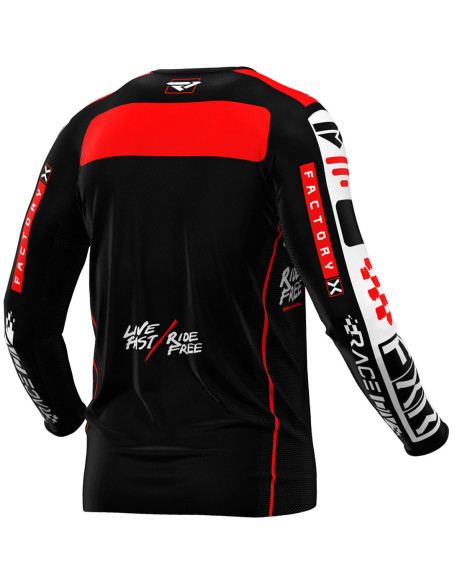 Maillot cross FXR 2024 Podium Gladiator - Noir Rouge