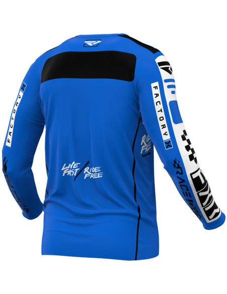 Maillot cross FXR 2024 Podium Gladiator - Bleu Noir