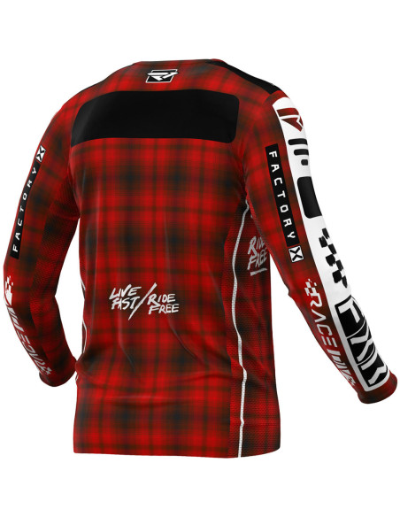 Maillot cross FXR 2024 Podium Gladiator - Plaid Rouge