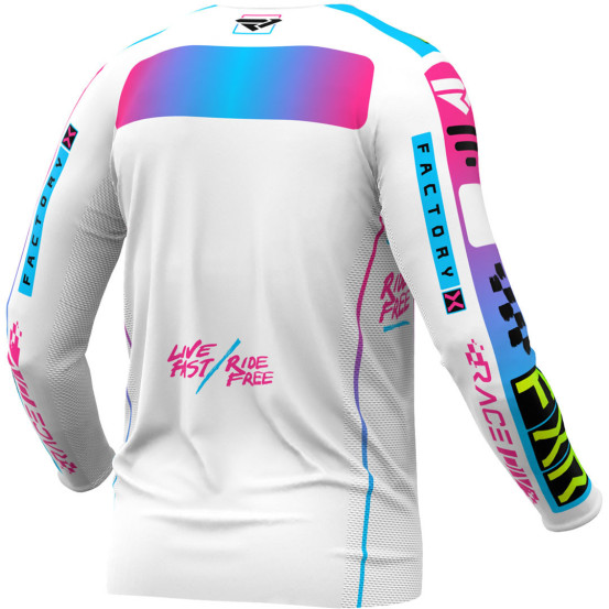 Maillot cross FXR 2024 Podium Gladiator - Blanc Candy