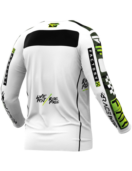 Maillot cross FXR 2024 Podium Gladiator - Camo Blanc