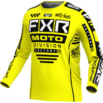 Maillot cross FXR 2024 Podium Gladiator - Jaune Noir