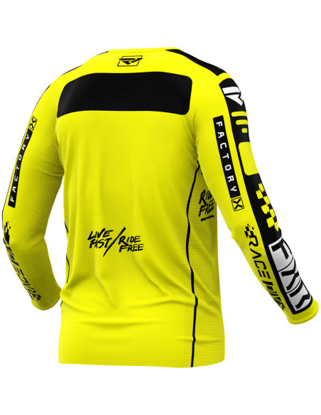Maillot cross FXR 2024 Podium Gladiator - Jaune Noir