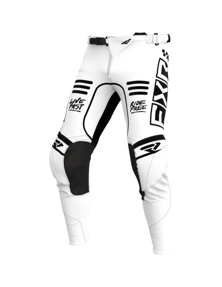 Pantalon cross FXR 2024 Podium Gladiator - Blanc Noir