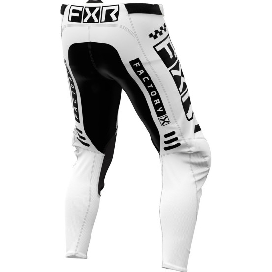 Pantalon cross FXR 2024 Podium Gladiator - Blanc Noir