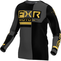 Maillot cross FXR 24.5 Podium Pro Battalion - Noir Or