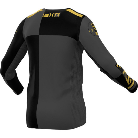 Maillot cross FXR 24.5 Podium Pro Battalion - Noir Or
