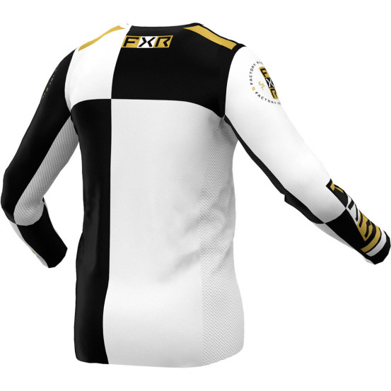 Maillot cross FXR 24.5 Podium Pro Battalion - Blanc Noir