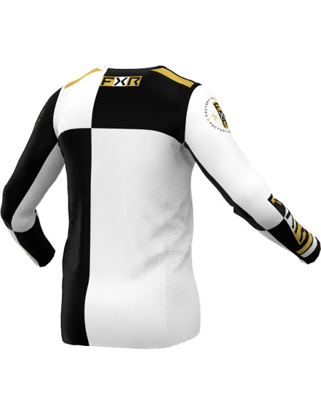 Maillot cross FXR 24.5 Podium Pro Battalion - Blanc Noir