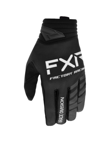 Gants cross FXR 2023 Prime - Noir Blanc
