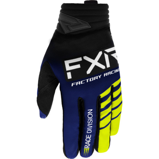 Gants cross FXR 2023 Prime - Bleu Jaune