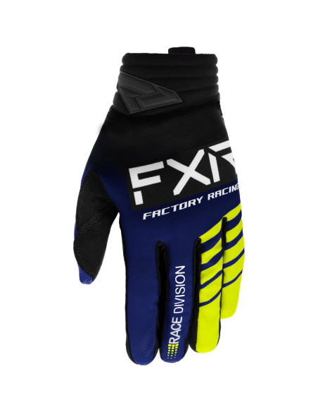 Gants cross FXR 2023 Prime - Bleu Jaune