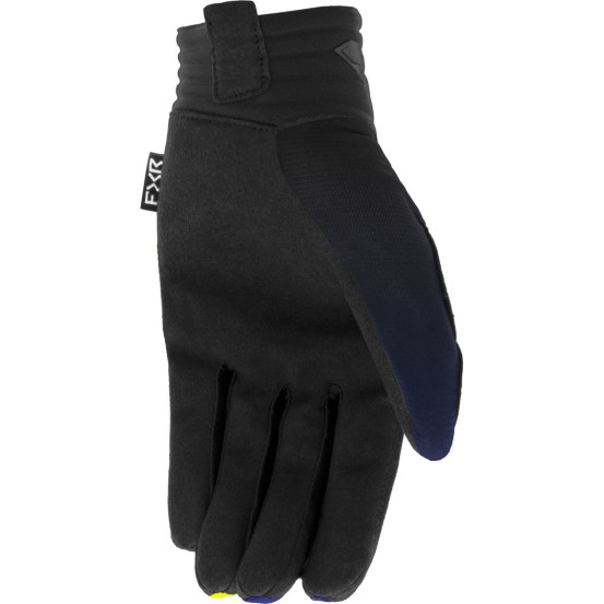 Gants cross FXR 2023 Prime - Bleu Jaune