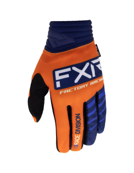 Gants cross FXR 2023 Prime - Orange Bleu
