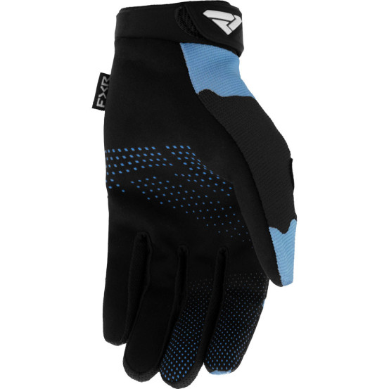 Gants cross FXR 2023 Reflex - Dart Frog Bleu Jaune