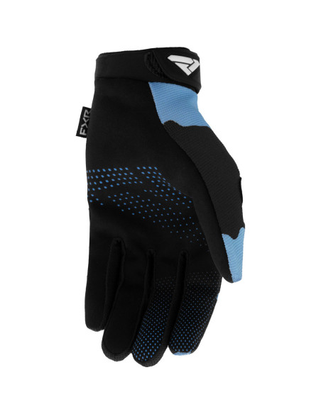Gants cross FXR 2023 Reflex - Dart Frog Bleu Jaune