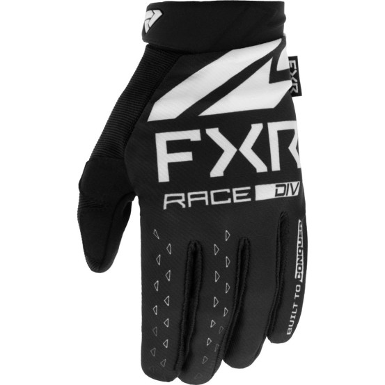 Gants cross enfant FXR 2023 Reflex - Noir Blanc