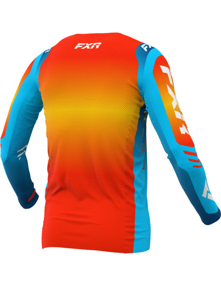 Maillot cross FXR 2024 Revo - Sunrise Orange Bleu