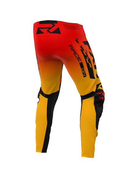 Pantalon cross FXR 2023 Revo Comp - Tequila Sunrise Noir Orange
