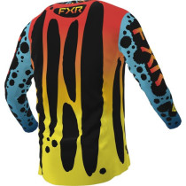 Maillot cross FXR 2023 Podium - Dart Frog Bleu Rouge 2