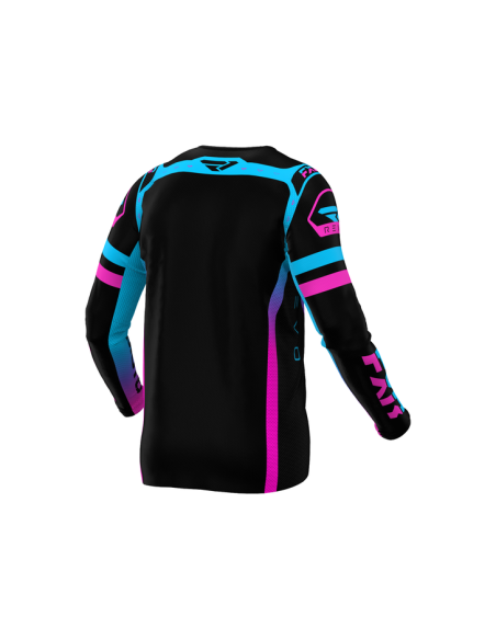 Maillot cross FXR 2023 Revo Pro - Nightclub Noir Bleu Rose