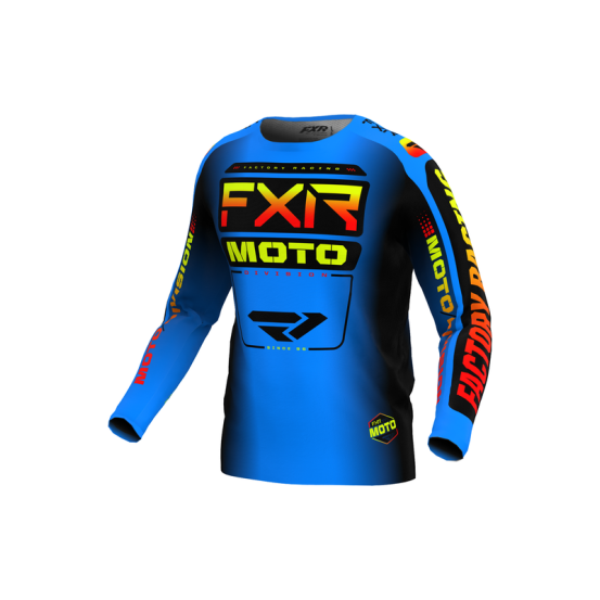 Maillot cross FXR 2024 Clutch - Bleu Inferno
