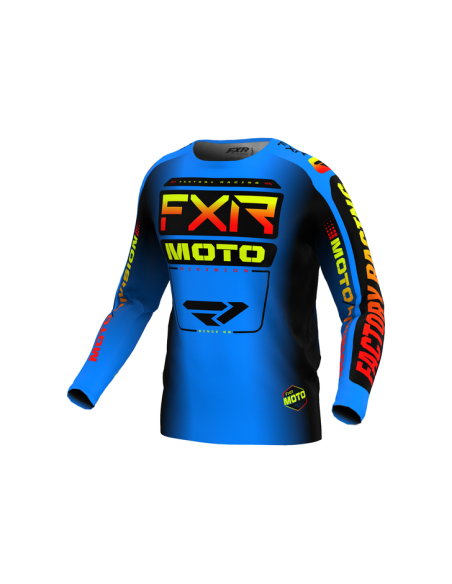 Maillot cross FXR 2024 Clutch - Bleu Inferno